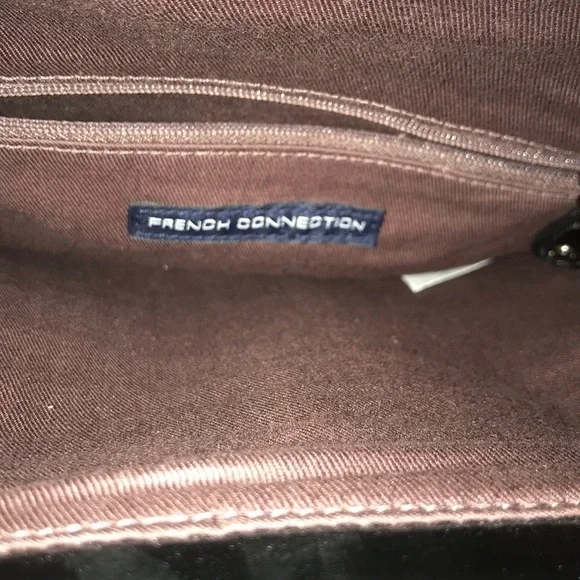 French Connection black vegan patent leather bag - Picture 8 of 8